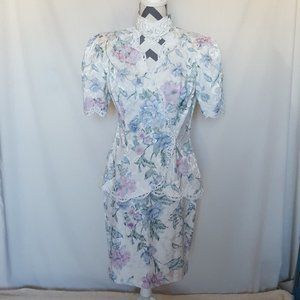 Scott McClintock 2 Piece Floral Suit Size 10